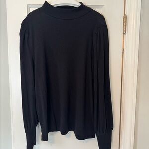 LOFT Black Long Sleeve Blouse